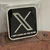 2023 - 1 OZ .999 Fine Silver Square Bar Colorized Elon Musk X Logo Back - Ltd Ed. #/250 physical World Coins 
