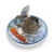 2022 - 1 Oz Silver Coin $5 Canada Maple Leaf Murano Glass Series - Rabbit physical Themed Coins 