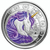2023 - Ghana Unicorn ""Aurora"" 1oz Silver 999 Color with Certi Log Coincard physical Themed Coins 