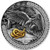 2023 - Eagle Hunting in the Wild 50 g Antique finish Silver Coin 10 Cedis Ghana physical World Coins Mint XXI