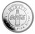 Coca-Cola®1 oz Silver Polar Bear Round in TEP &amp; Blue Velvet Gift Bag
