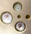 2011 year of the rabbit gold coin and coloured silver coin