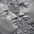 2022 - Kama Sutra IV Moments of Love 3 oz Antique finish Silver Coin CFA Cameroon physical World Coins Mint XXI