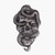 2022 Ghana Snake Skull Silver Plated 1 oz CN Coin - 2,000 Mintage