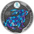 2023 1 Oz Silver 50 Francs Rwanda AZURE YEAR OF THE RABBIT Coin - 030/1000