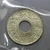 Thailand 1945 - 20 Satang Tin Coin - Bua Kanok Khaeng Singh pattern, unused. physical Thailand 