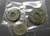 Thailand 1944-1945 - Set of 3 coins (5-10-20 Satang) - Tin coin - Bua Kanok Khaeng Singha Pattern physical Thailand 