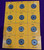 1913-1921 Run Nickel 10 satang complete set (12 coins)