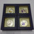 Commemorative Coin Thailand Orchids, Color Printed in polished silver, set of 4 coins