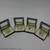 Commemorative Coin Thailand Orchids, Color Printed in polished silver, set of 4 coins