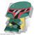 2020 Boba Fett 1 oz Pure Silver Chibi Coin, Original Star Wars.