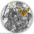 2019 - The Samurai 2 oz Antique finish Silver Coin 5$ Niue