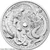 2018 1 oz Australian Dragon and Tiger Silver Coin (BU)
