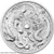 2018 1 oz Australian Dragon and Tiger Silver Coin (BU)