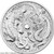 2018 1 oz Australian Dragon and Tiger Silver Coin (BU) physical World Coins Perth Mint
