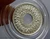 1941 - 10 satang hole coin, silver, Kanok Khaeng Singh pattern, unused