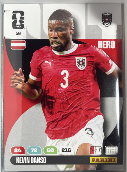 50 - Kevin Danso – Panini FIFA World Cup 2026 Adrenalyn XL