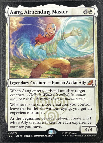 Aang, Airbending Master – Magic: The Gathering | Avatar: The Last Airbender Eternal (TLE) #0074