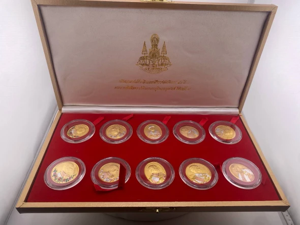 50th Anniversary (Golden Jubilee) 1996 collection commemorates King Bhumibol Adulyadej (Rama IX)