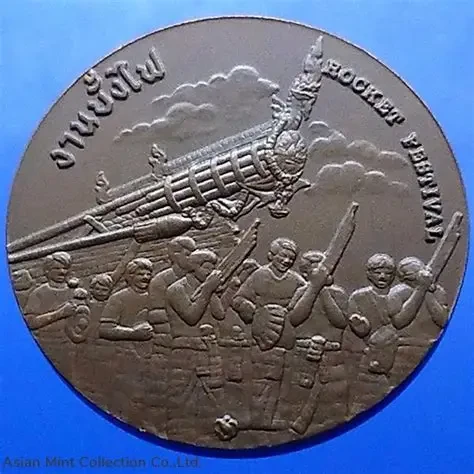 commemorative coin, medal of Yasothon province size 7 cm