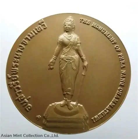 commemorative coin, medal of lamphun province size 7 cm long