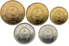 VIETNAM SET OF 5 COINS 200 - 5000 DONG 2003 TEMPLES BUILDINGS UNC
