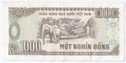 Vietnam 1000 dong 1988 (1989) Ho Chi Minh, Elephant