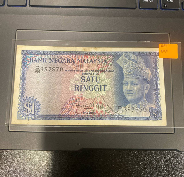 Satu Ringgit, 1 $, One Dolars, Malaysia banknotes, Bank Negara Malaysia, RARRE !