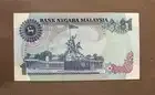 1982-1984 Malaysia $1 RM1 One Dollar Satu Ringgit Banknote - Aziz Taha UNC