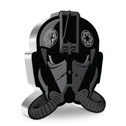 IMPERIAL TIE FIGHTER PILOT Faces of the Empire Star Wars 1Oz Silver Coin $2 Niue176
