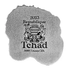 2023 1 oz Antique Republic of Chad Silver Chinese Dragon Abacus Shaped Coin