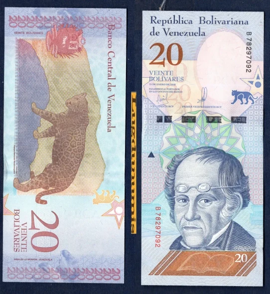 Venezuela 20 Bolivares 1/1/2018 NEW UNC Republica Bolivariana de Venezuela
