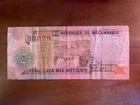 Moçambique Cinquenta Mil Meticais June 16 1993 Paper Currency Note