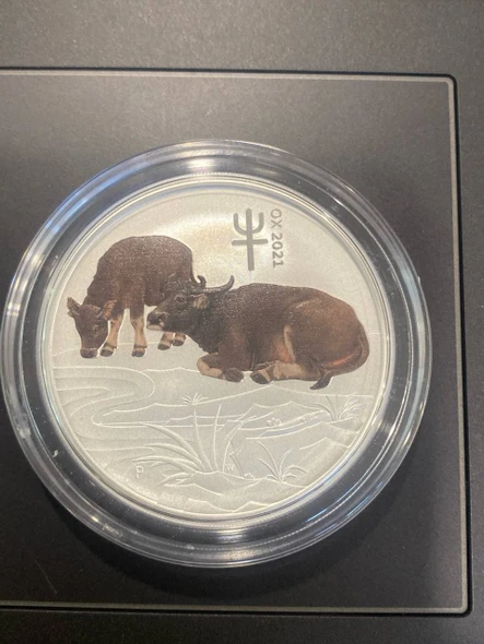 Australian Lunar Series III - Year of the Ox (2021) Silver Proof Coin