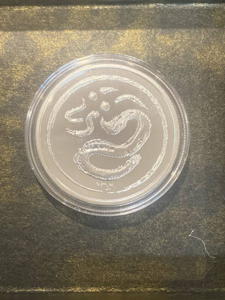 2012 year of the dragon silver coin