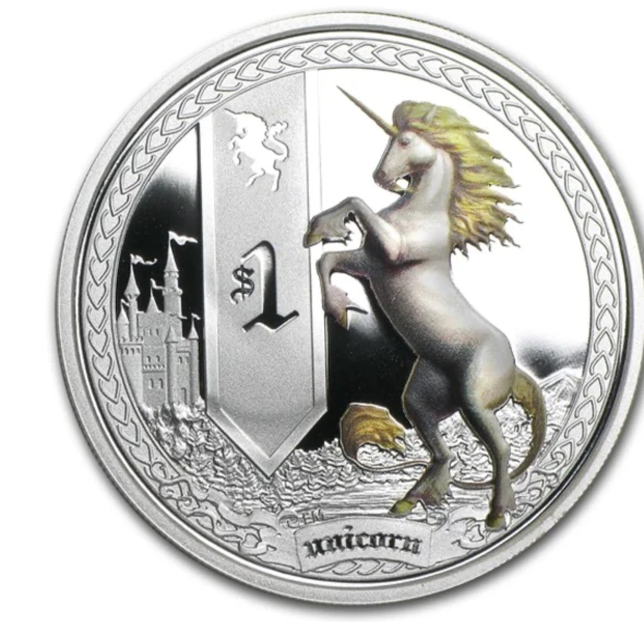 2013 Mythical Creatures Unicorn 1 oz Silver Proof