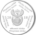 2018 South Africa FIFA World Cup in Russia 1oz 2 Rand silver coin proof