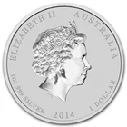 Perth Mint Australia $1 Lunar Series II Coloured Horse 2014 1 oz 999 Silver Coin