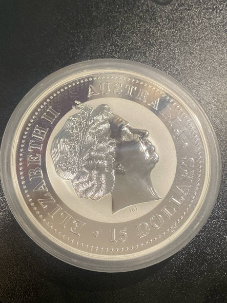 2004 Australia Lunar I Year of the Monkey 1/2 Oz Silver Color Coin Perth Mint