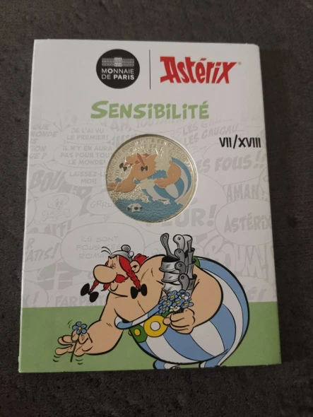 10 EURO SILVER 2022 ASTERIX / SENSIBILITY VII/XVIII / EURO SILVER