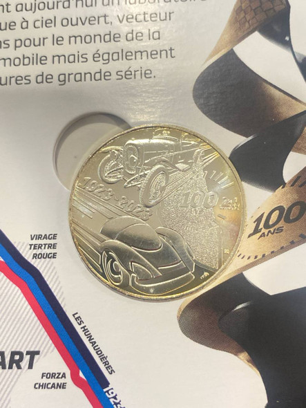 France - Monnaie de Paris 100 ans des 24 heures du Mans - 10 Euros Argent FRANCE 2023