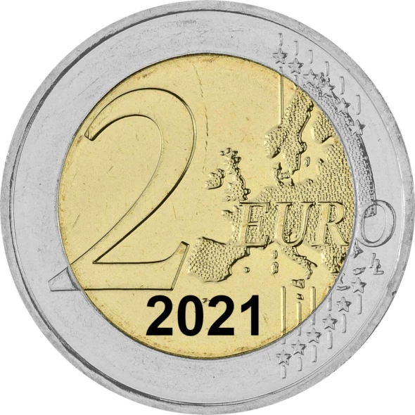 2 Euro Commemorative Coin 2021 Bfr / St Available BRD Andorra Vatican France