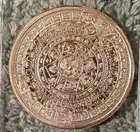 1 oz Aztec Calendar .999 Fine Copper Bullion Round Coin