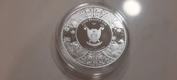 2023 DURGA / GODDESS / LION / INDIA - 1 OZ .999 PURE SILVER COIN WITH COA