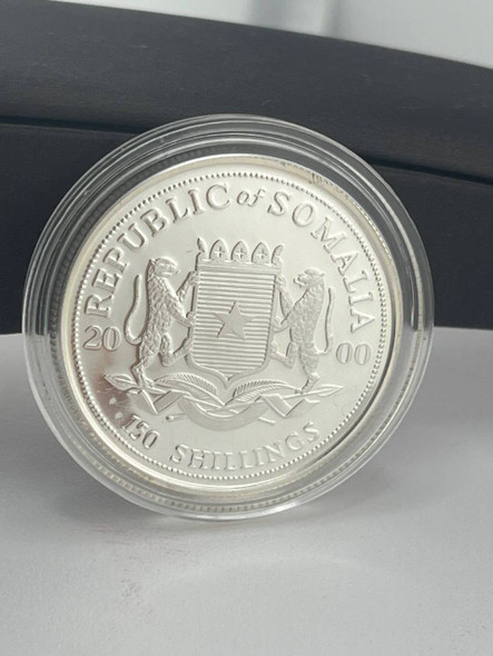 2000 Somalia 20 Dollars Millennium Silver Proof Coin