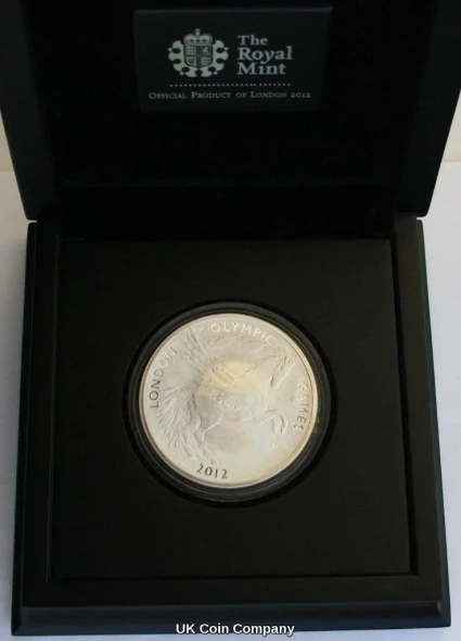 2012 Official London UK Pegasus 5oz Silver