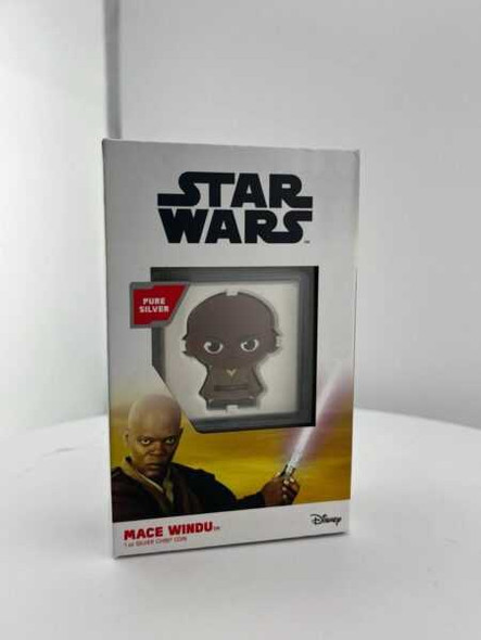 2023 NIUE $2 CHIBI - STAR WARS - MACE WINDU - NGC PF70 UC FR .999 SILVER COIN
