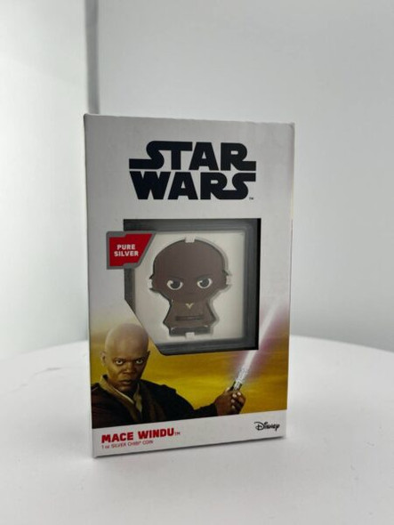 2023 NIUE $2 CHIBI - STAR WARS - MACE WINDU - NGC PF70 UC FR .999 SILVER COIN