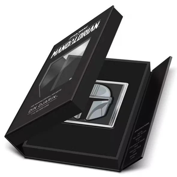 2023 $2 The Mandalorian Helmets - Din Djarin 1oz Silver Coin