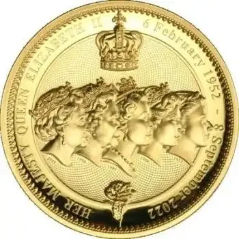 2025 Niue Brilliant Life of Queen Elizabeth II $1 High Relief Copper Proof